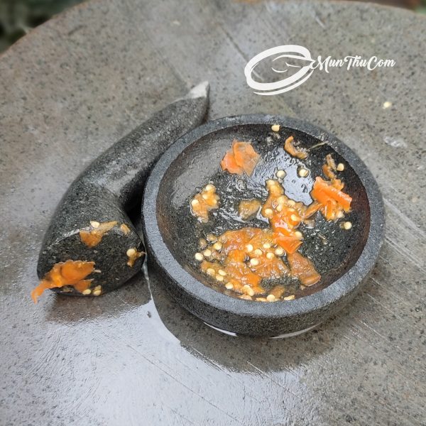 Cobek Batu Alam Mini 10cm – Praktis untuk Traveling & Masak Sendiri - Image 8