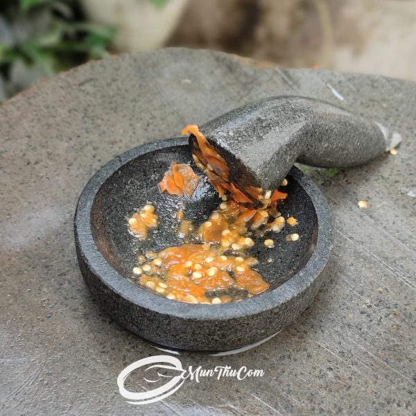 Cobek Batu Alam Mini 10cm – Praktis untuk Traveling & Masak Sendiri - Image 4