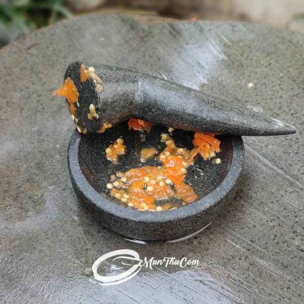 Cobek Batu Alam Mini 10cm – Praktis untuk Traveling & Masak Sendiri - Image 6
