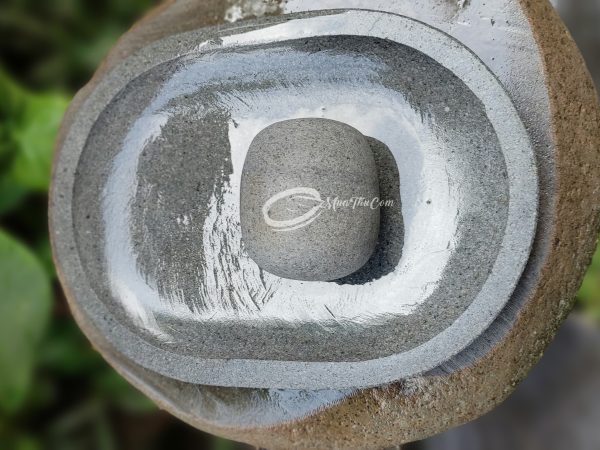 Cobek Batu Kali Pori Khas Padang – Cobek Lado Tradisional 30cm - Image 6