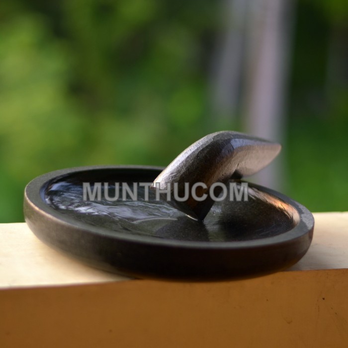 Cobek Batu Kali Super Halus Ukuran 22cm: Cantik, Anti Jamur, Anti Belatung, tapi Agak Licin - Image 2