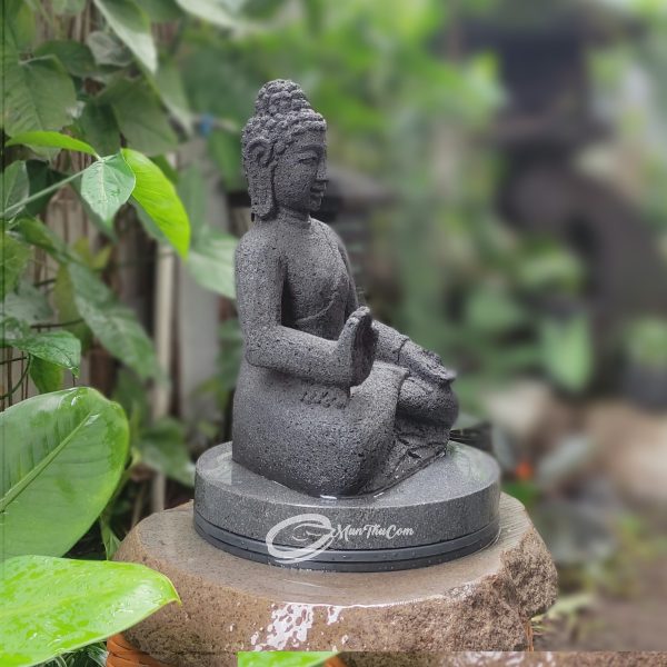 Patung Spiritualitas Buddha Abhaya Mudra Borobudur Style - Versi Mini 30cm - Image 8