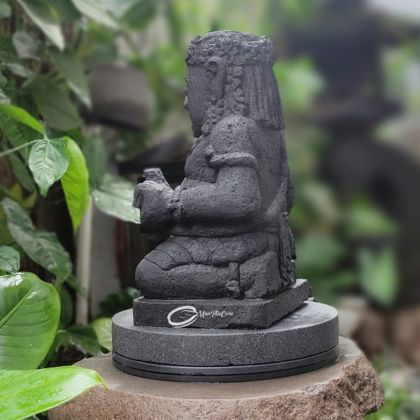Patung Batu Lava Gupolo Singosari Handmade Tradisional – Versi Mini 30cm - Image 2