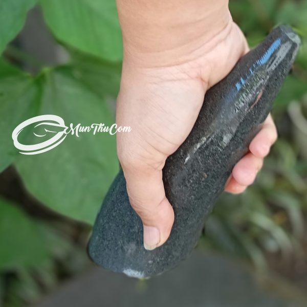 Ulekan Jumbo Batu Basalt - Anak Cobek Halus Anti Jamur - Image 3