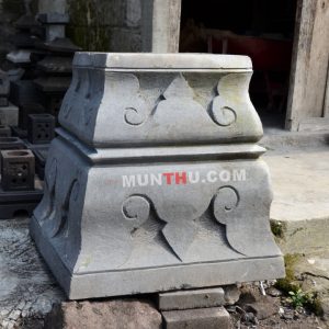 Umpak Batu Lava Andesit Gunung Merapi – Kuat & Kokoh untuk Soko Tiang